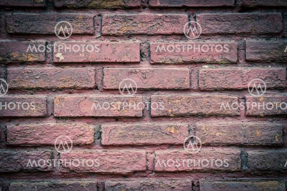 Texture walls of red brick for backgrounds