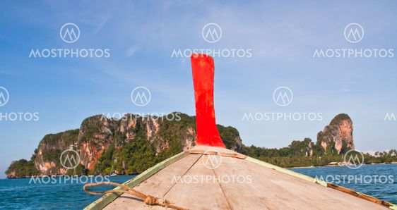 Prow in sea thailand.