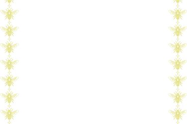 Square frame of cute honey bee animal. Honey bee vector...