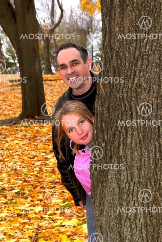 Family park autumn