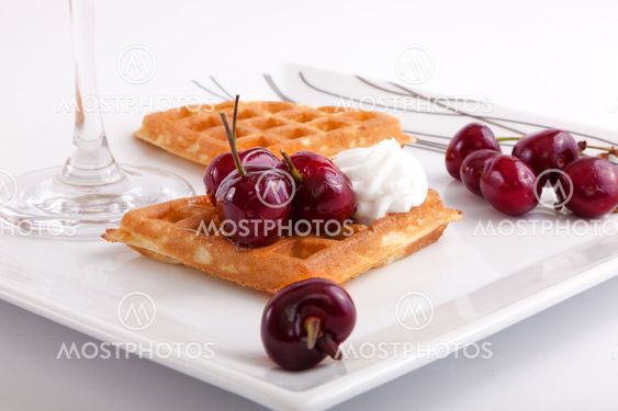 Cherries Tart Slices