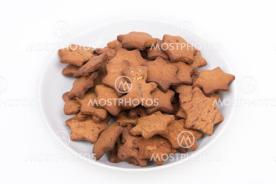 Plate of homemade biscuits