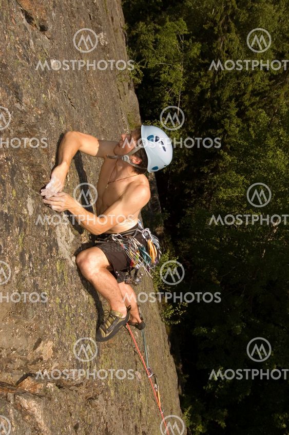 Peter klättring på Gronbrinksberget, Stockholm