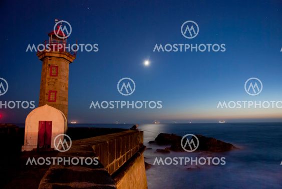 Lighthouse at night