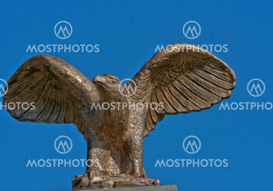 Bronze Statute of an Eagle.