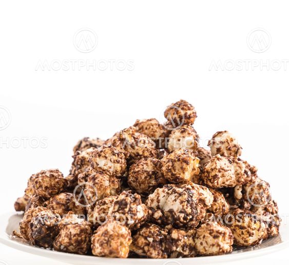 Chocolate covered popcorn