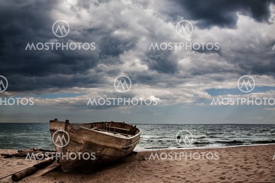 Boat at sea