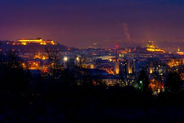 Brno city in the Czech Republic. Europe. Petrov -...