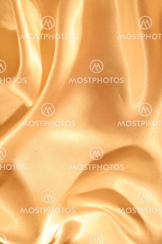 Smooth elegant golden silk