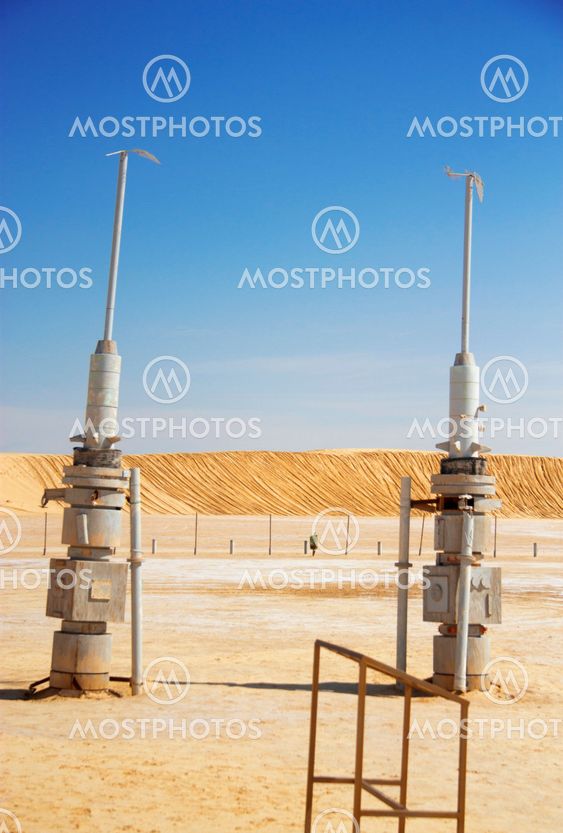 Decorations of movie Star Wars Episode First in Sahara...