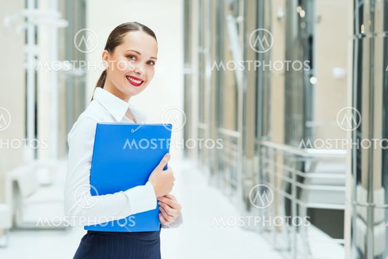 portrait of a beautiful business woman