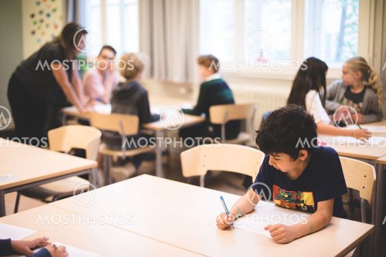 undervisning i lågstadieklass