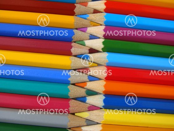 Color pencils background