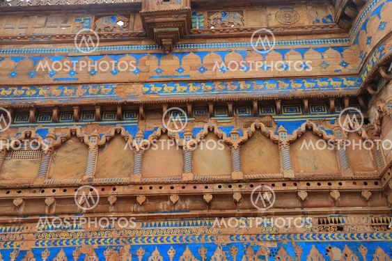 Gwalior india fort and Gurdwara Bandi Chhor marble Temple