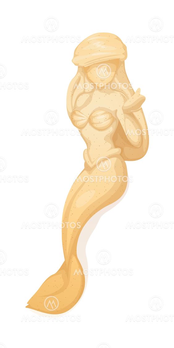 vector icon mermaid