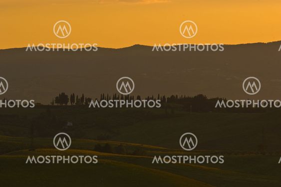 Landschaft in der Toskana, Italien - Landscape in tuscany, italy