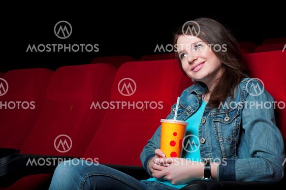 woman in cinema