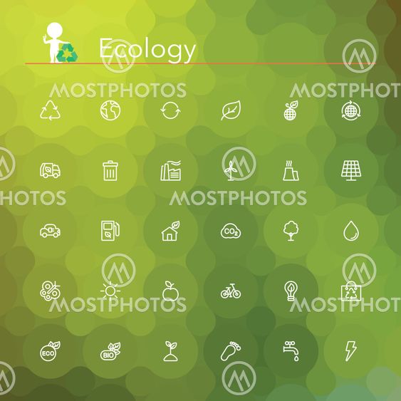 Ecology Line Icons