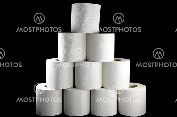 Toilet paper tower