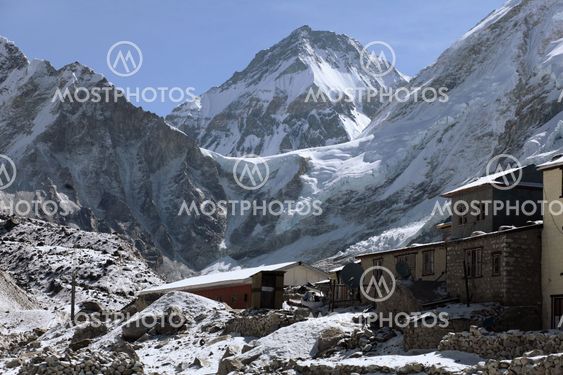 snowy mountains