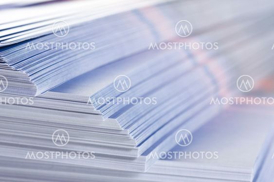 stack of flyers