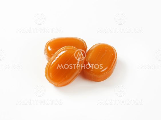 hard caramel candies