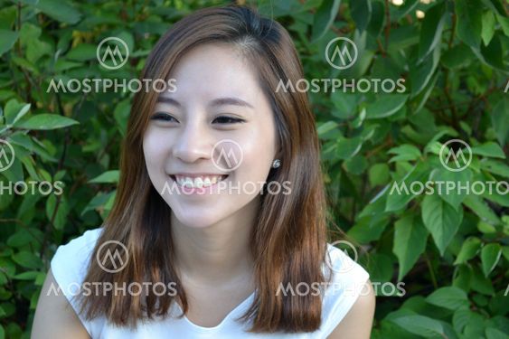 Attractive Young Asian Woman's Portrait