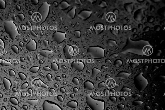 Black Water Droplets