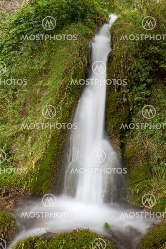 Waterfall, Aguas Candidas, Burgos, Castilla y Leon, Spain