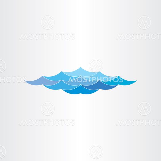 abstract blue water waves sea or ocean