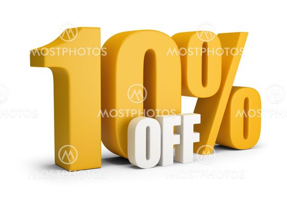 10 percent OFF