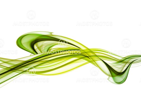 green wave background