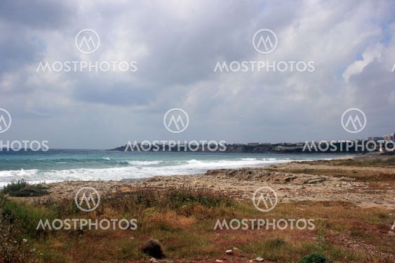The shore and the sea
