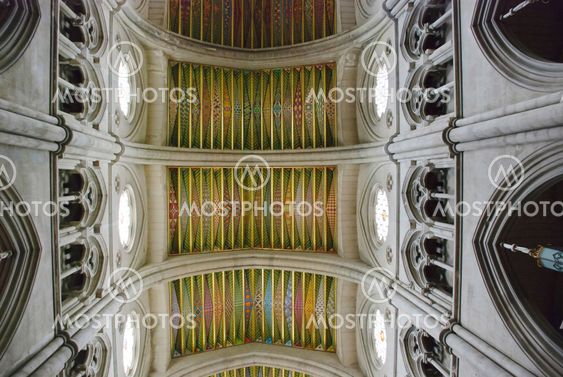 Ceiling of church