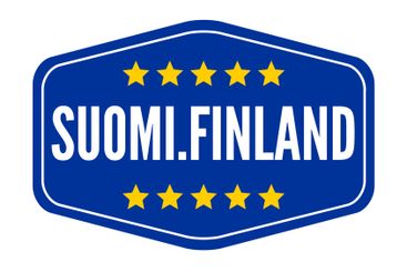 Finland symbol icon with the European flag	