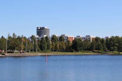 Utsikt från Västra Kajen i Piteå