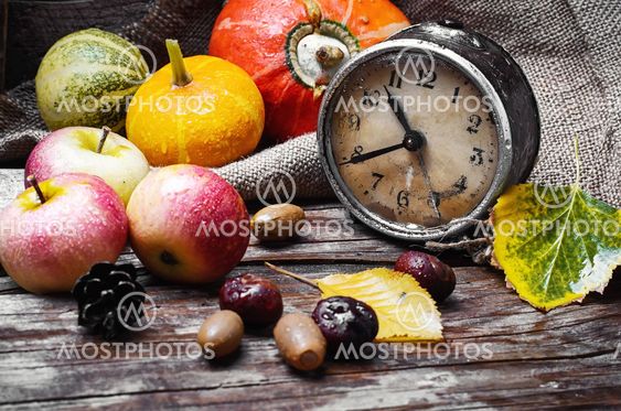 Time of golden autumn