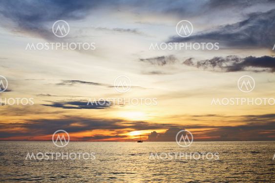 Sunset over Andaman Sea