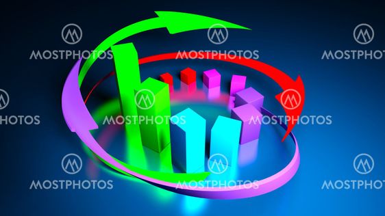 business graphics and Forex indicators