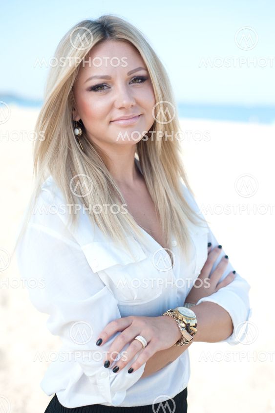 The young girl with a lovely smile