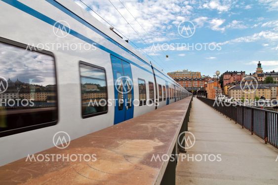 Stockholm commuter rail road