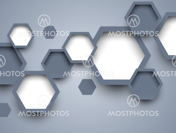 Background with hexagons