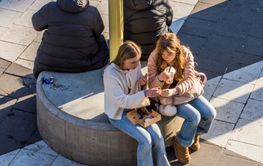Lunch på Sergels torg