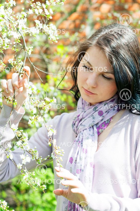 Portrait of beautiful woman