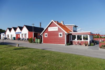 Smygehuk hamn och fiskeläge på Skånes sydkust