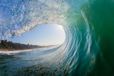 Ocean Wave Crashing Power