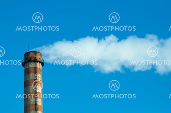 Industrielle rygning chimney