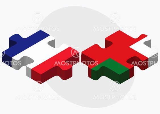 France and Oman Flags