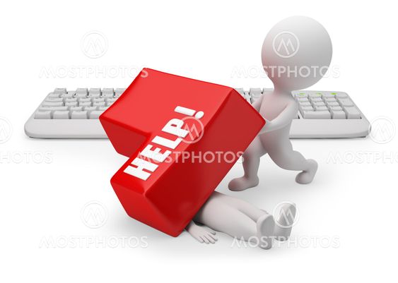 3d small people - pushed by key