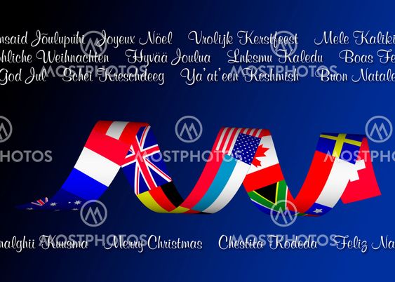 International Christmas Greetings -Multilingual